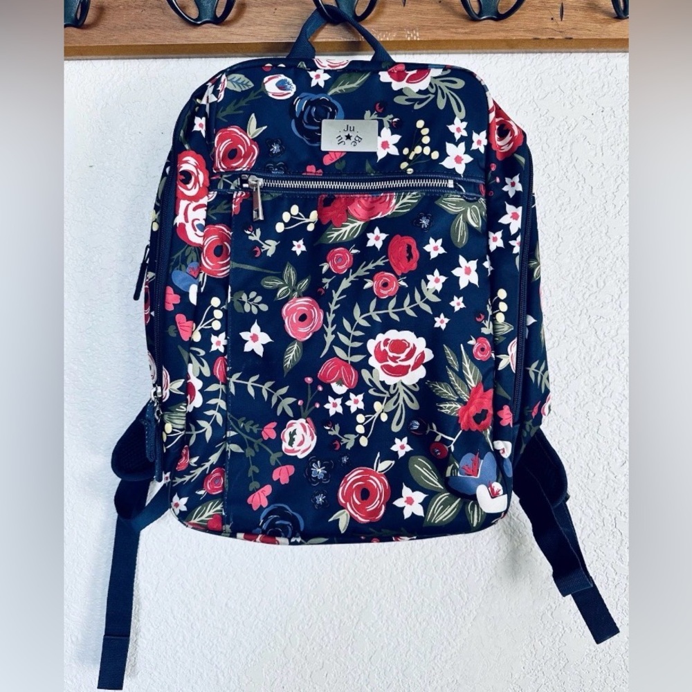 JU•JU•BE Floral Print Diaper Backpack